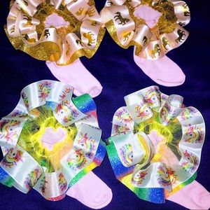 ruffle socks, tutu’s, hair bows and much more.